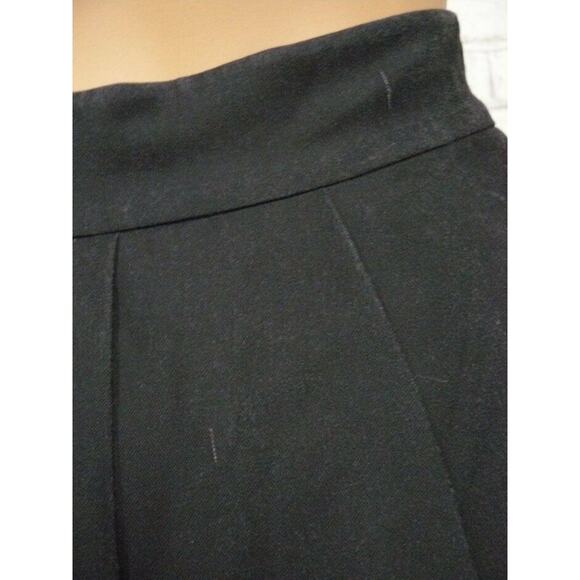 $160 Free People Black Purple Watercolor Floral Pleated Midi Skirt 10 NEW - Picture 7 of 10